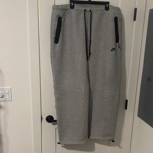Nike Men's Gray Joggers with Black Details